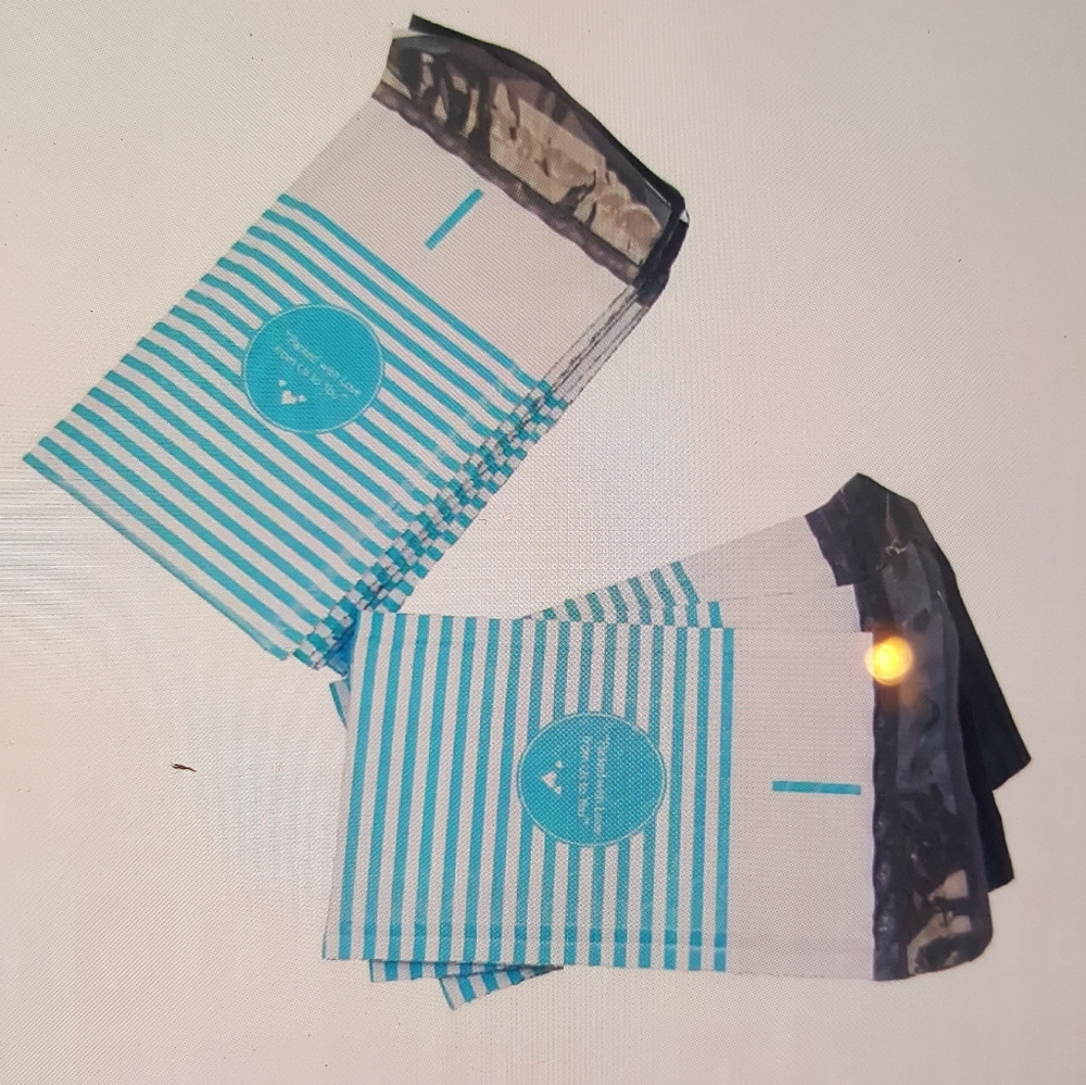 Lot 50pcs envelopes packing color white-blue new